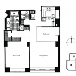 14C Two Bedroom Floor Plan